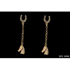 Brinco Corrente Ferradura Cavalo